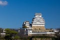 Himeji castle, Kansai Japan historic landmark background, Royalty Free Stock Photo