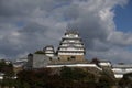 Himeji castle, Kansai Japan historic landmark background Royalty Free Stock Photo