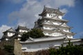 Himeji castle, Kansai Japan historic landmark background Royalty Free Stock Photo