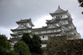 Himeji castle, Kansai Japan historic landmark background Royalty Free Stock Photo