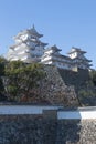 Himeji castle Kansai Japan historical landmark Royalty Free Stock Photo