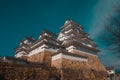 Himeji Castle, Osaka, Japan - Himeji Castle in spring surrounded by sakura cherry blossom