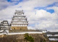 Himeji Castle Sky in Winter Royalty Free Stock Photo