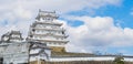 Himeji Castle Sky in Winter Royalty Free Stock Photo