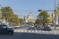 Himeji Cityscape with Himeji Castle at behind, Long Shot, Eye Level View
