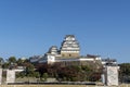 View of Himeji Castle from Sannomaru square of Himeji Park, Long Shot