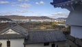 Aerial view of Himeji residence downtown from Himeji castle in Hyogo, Japan Royalty Free Stock Photo