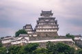 Himeji - June 02, 2019: Iconic Himeji Castle in the region of Kansai, Japan