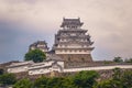 Himeji - June 02, 2019: Iconic Himeji Castle in the region of Kansai, Japan