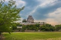 Himeji - June 02, 2019: Iconic Himeji Castle in the region of Kansai, Japan