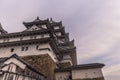 Himeji - June 02, 2019: Iconic Himeji Castle in the region of Kansai, Japan