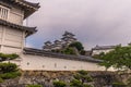 Himeji - June 02, 2019: Iconic Himeji Castle in the region of Kansai, Japan