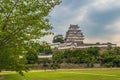 Himeji - June 02, 2019: Iconic Himeji Castle in the region of Kansai, Japan