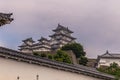 Himeji - June 02, 2019: Iconic Himeji Castle in the region of Kansai, Japan