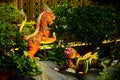 Himmapan Creatures : Buntu Rajasri, Statues and decorations at the Royal Cremation Ceremony , Bangkok, Thailand