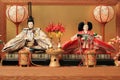 Hina doll (Japanese traditional doll) Royalty Free Stock Photo