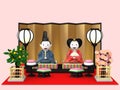 `Hina Ningyou` Japanese traditional dolls for girls.