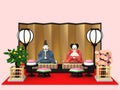 `Hina Ningyou` Japanese traditional dolls for girls.