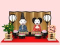 `Hina Ningyou` Japanese traditional dolls for girls.