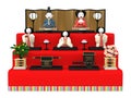 `Hina Ningyou` Japanese traditional dolls for girls.