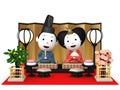 `Hina Ningyou` Japanese traditional dolls for girls.