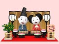 `Hina Ningyou` Japanese traditional dolls for girls.