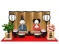 `Hina Ningyou` Japanese traditional dolls for girls.