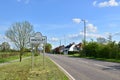 Hinckley welcome sign Royalty Free Stock Photo