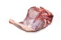 hind leg of raw venison meat Royalty Free Stock Photo