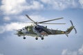 Hind - Mil Mi-24 7360 Czech Air Force Royalty Free Stock Photo