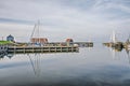Hindeloopen harbour reflection