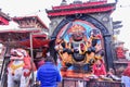 Hindi Landmark of Kaal Bhairav Temple in Kathmandu Durbur Square