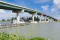 Hindmarsh Island to Goolwa, Hindmarsh Island Bridge, SA Royalty Free Stock Photo