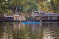 Hindu on a boat