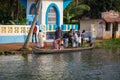 Hindu on a boat