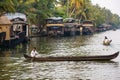 Hindu on a boat