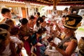 Hindu Brahmin during the ceremonies