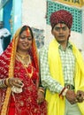 Hindu bride and husband