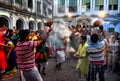 Hindu celebrating Devi Durga