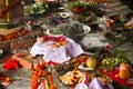 Hindu ceremony in Nepal, Shivaratri Royalty Free Stock Photo