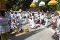 Hindu ceremony, women dancing in a trance, - Nusa Penida, Indonesia
