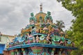 Hindu colorful decorated roof Sumatra