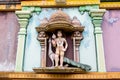 Hindu colorful God Ganesha statue in temple, island Mauritius Royalty Free Stock Photo