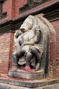 Hindu Deity at Patan Durbar Square, Nepal