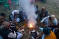 Hindu devotees , Babughat, Kolkata