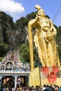 Hindu Devotees at Thaipusam Celebration Royalty Free Stock Photo