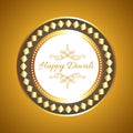 Hindu festival diwali card Royalty Free Stock Photo