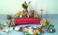 Hindu festival, Grih pooja, house warming Royalty Free Stock Photo