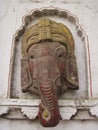 Hindu Ganesh elephant god head exterior wall decoration