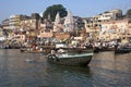 Hindu Ghats on the River Ganges - Varanasi - India